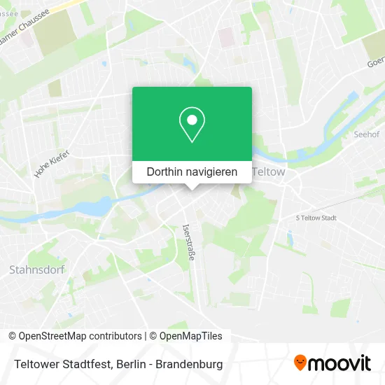Teltower Stadtfest Karte