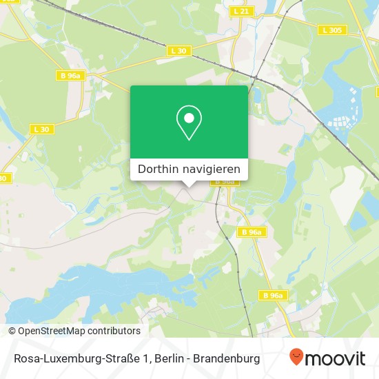Rosa-Luxemburg-Straße 1, Schildow, 16552 Mühlenbecker Land Karte