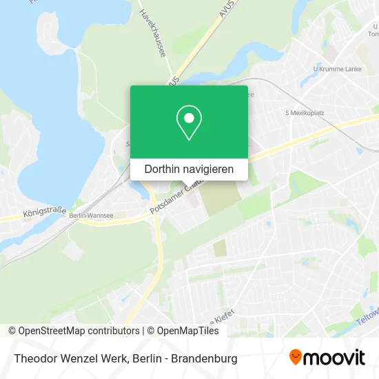 Theodor Wenzel Werk Karte