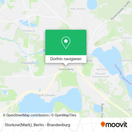 Storkow(Mark) Karte