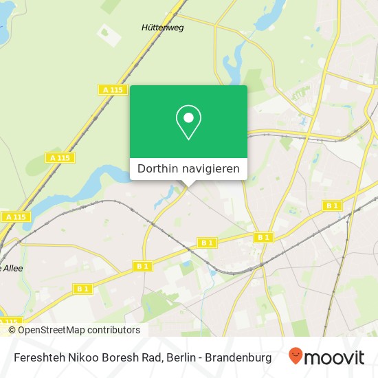 Fereshteh Nikoo Boresh Rad, Fischerhüttenstraße 89 Karte