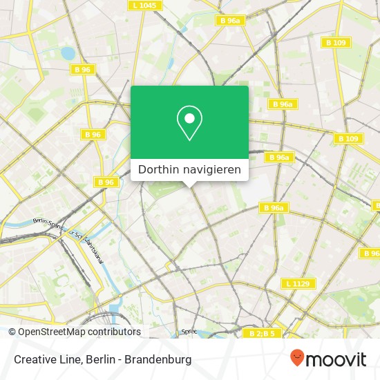 Creative Line, Brunnenstraße 111 Karte