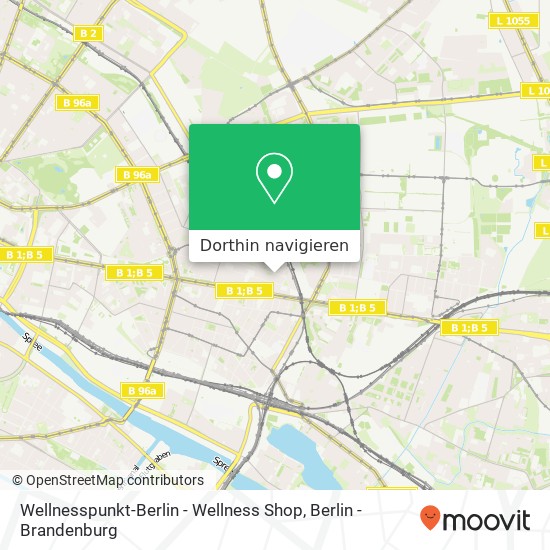 Wellnesspunkt-Berlin - Wellness Shop, Schreinerstraße 28 Karte