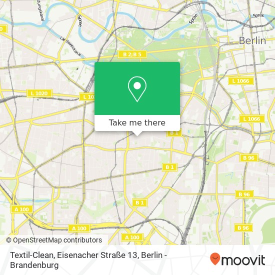 Textil-Clean, Eisenacher Straße 13 Karte