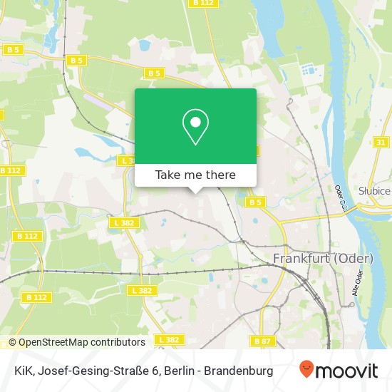 KiK, Josef-Gesing-Straße 6 Karte