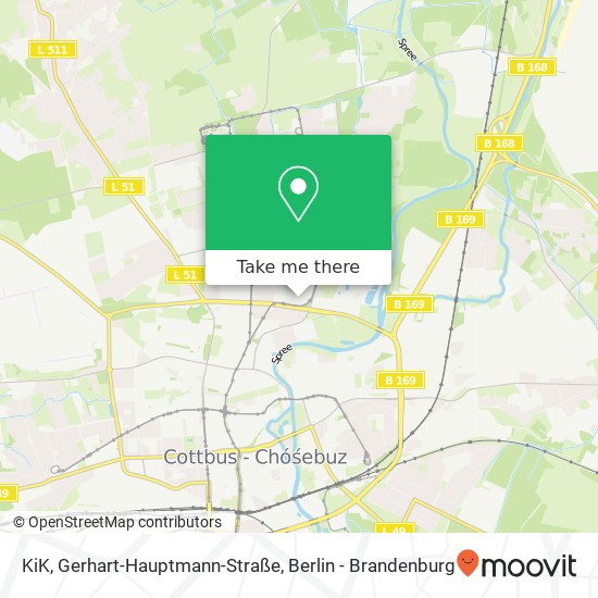 KiK, Gerhart-Hauptmann-Straße Karte