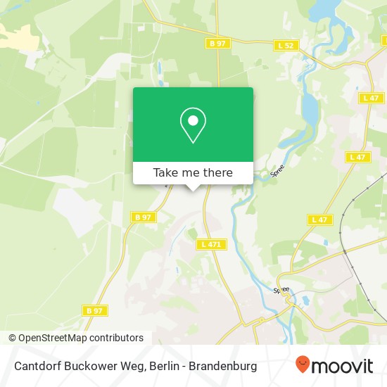 Cantdorf Buckower Weg Karte