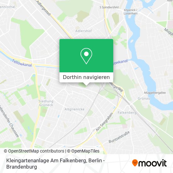 Kleingartenanlage Am Falkenberg Karte