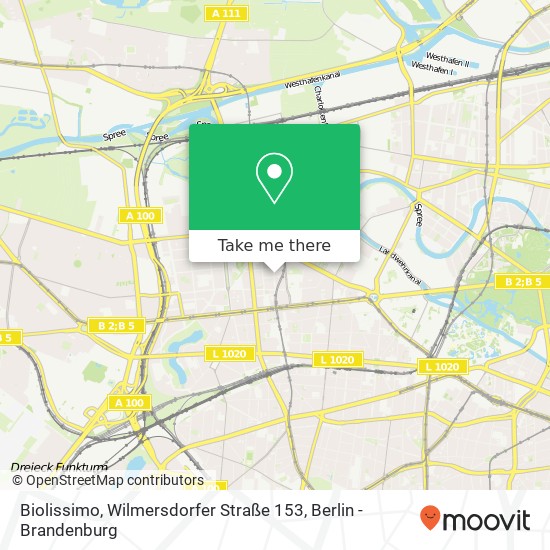 Biolissimo, Wilmersdorfer Straße 153 Karte