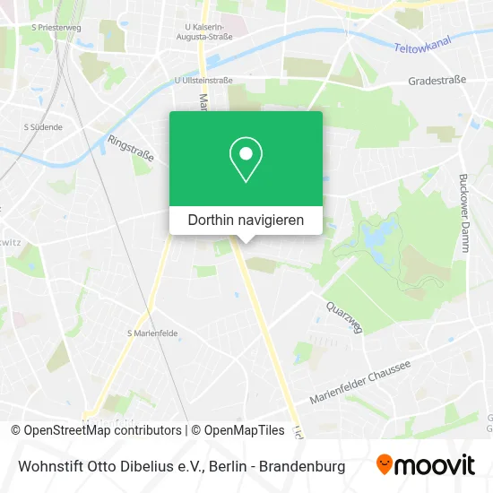 Wohnstift Otto Dibelius e.V. Karte