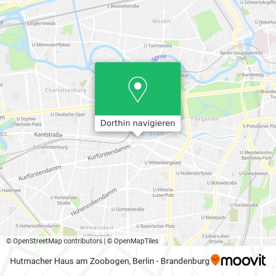 Hutmacher Haus am Zoobogen Karte