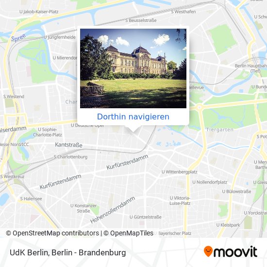 UdK Berlin Karte