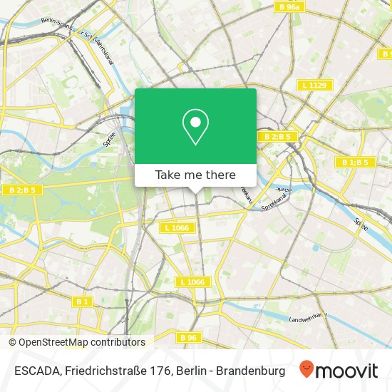 ESCADA, Friedrichstraße 176 Karte