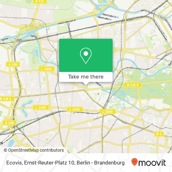 Ecovis, Ernst-Reuter-Platz 10 Karte