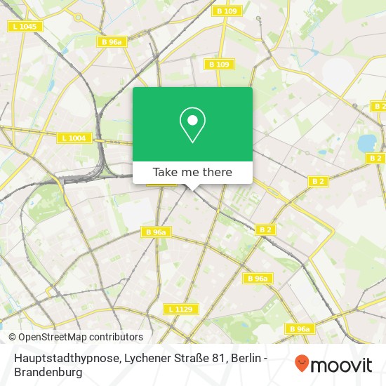 Hauptstadthypnose, Lychener Straße 81 Karte