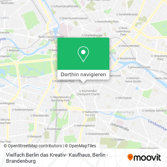 Vielfach Berlin das Kreativ- Kaufhaus Karte
