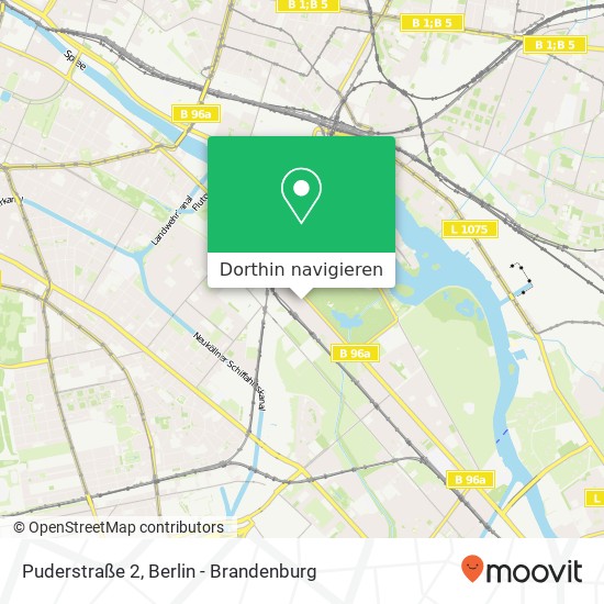 Puderstraße 2, Plänterwald, 12435 Berlin Karte