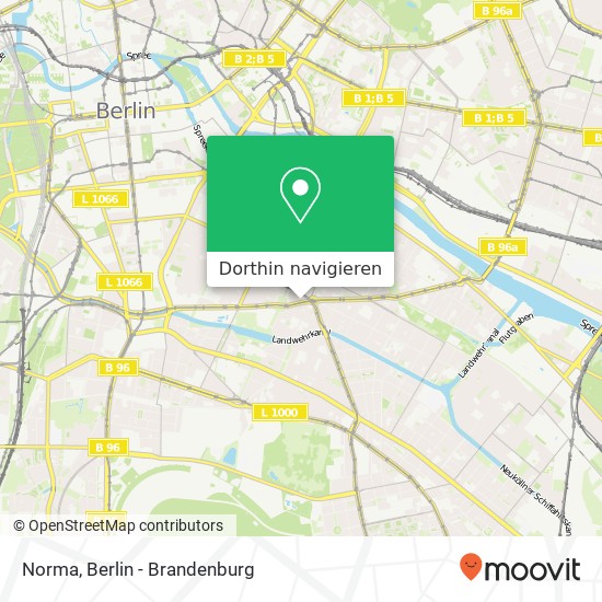 Norma, Skalitzer Straße 141 Karte