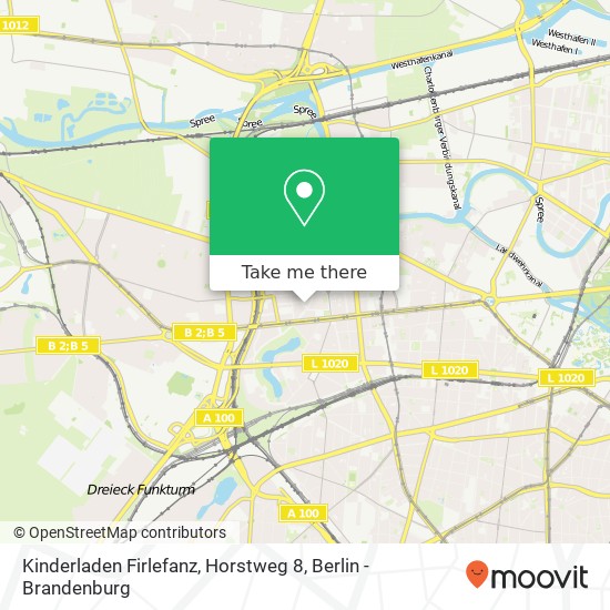 Kinderladen Firlefanz, Horstweg 8 Karte