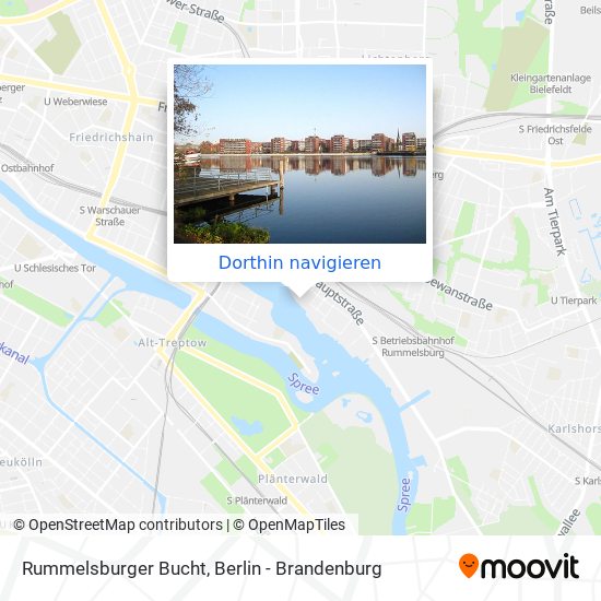 Rummelsburger Bucht Karte