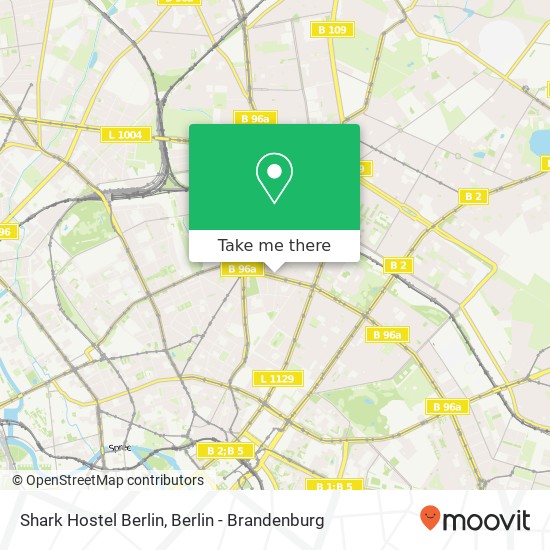 Shark Hostel Berlin Karte