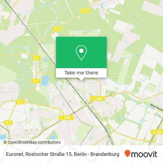 Euronet, Rostocker Straße 15 Karte