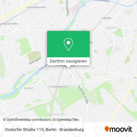 Osdorfer Straße 115 Karte