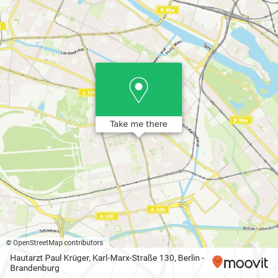 Hautarzt Paul Krüger, Karl-Marx-Straße 130 Karte