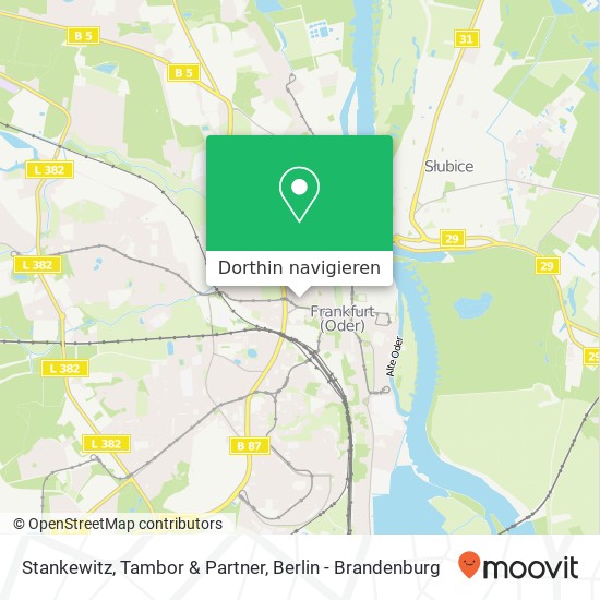 Stankewitz, Tambor & Partner, Rudolf-Breitscheid-Straße 11 Karte