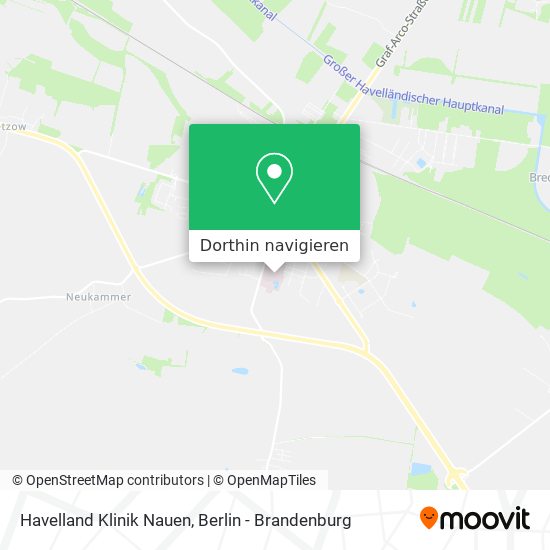 Havelland Klinik Nauen Karte