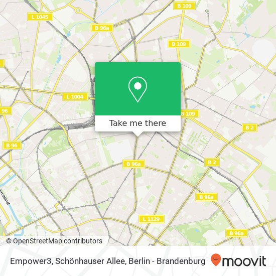 Empower3, Schönhauser Allee Karte