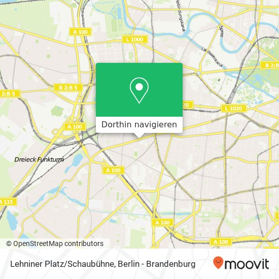 Lehniner Platz/Schaubühne Karte