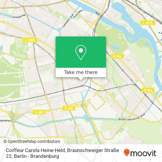 Coiffeur Carola Heine-Held, Braunschweiger Straße 22 Karte