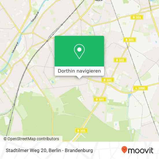 Stadtilmer Weg 20, Marienfelde, 12279 Berlin Karte