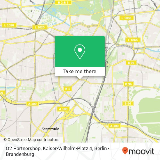 O2 Partnershop, Kaiser-Wilhelm-Platz 4 Karte