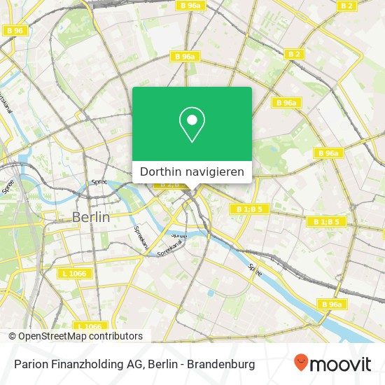 Parion Finanzholding AG, Alexanderplatz 2 Karte