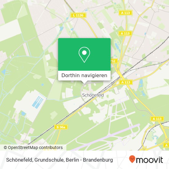 Schönefeld, Grundschule Karte