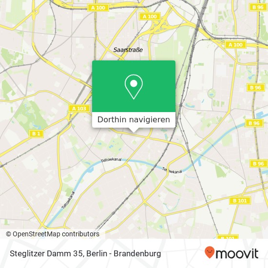 Steglitzer Damm 35, Steglitz, 12169 Berlin Karte