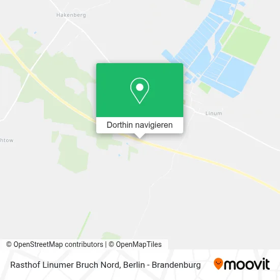 Rasthof Linumer Bruch Nord Karte