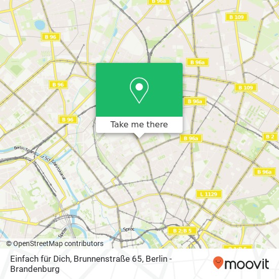 Einfach für Dich, Brunnenstraße 65 Karte