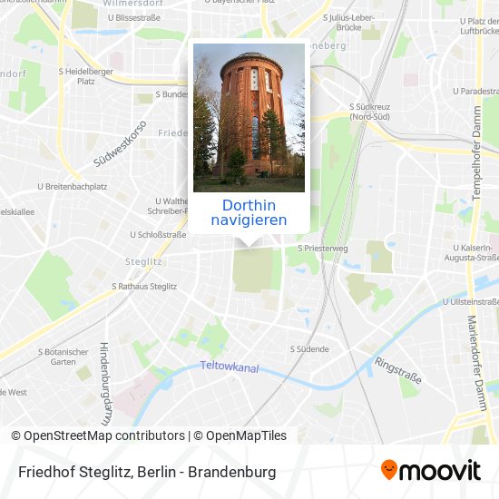 Friedhof Steglitz Karte