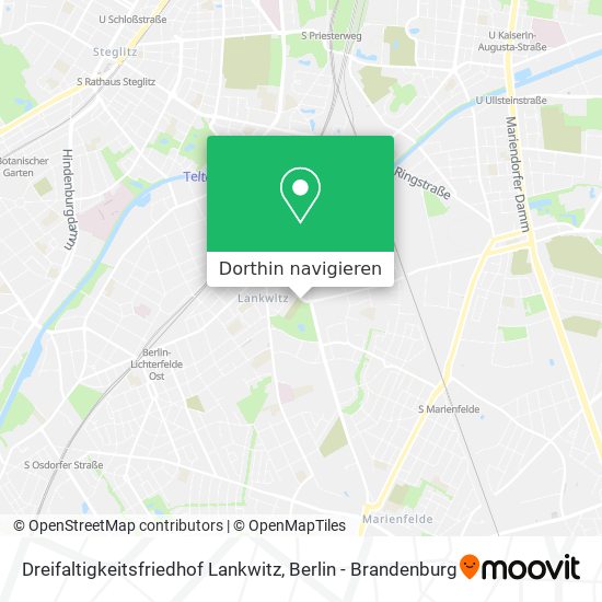 Dreifaltigkeitsfriedhof Lankwitz Karte