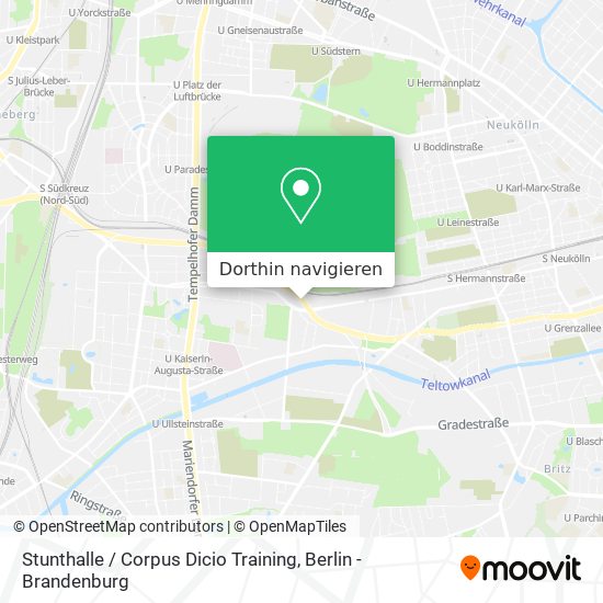 Stunthalle / Corpus Dicio Training Karte