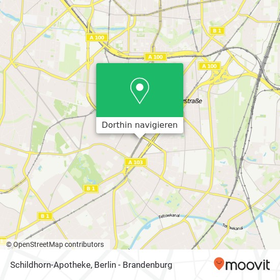 Schildhorn-Apotheke, Schloßstraße 19 Karte