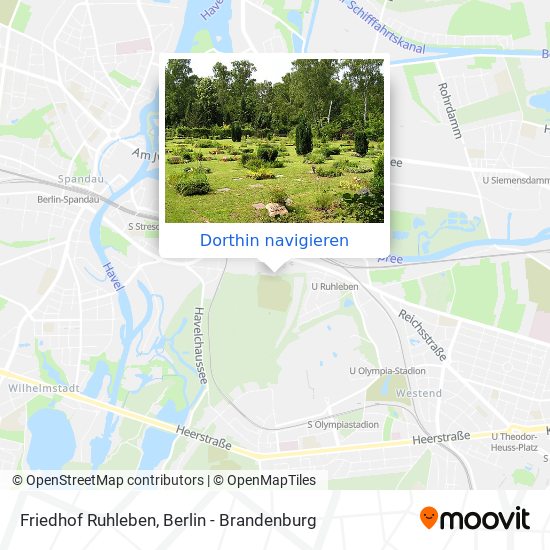 Friedhof Ruhleben Karte