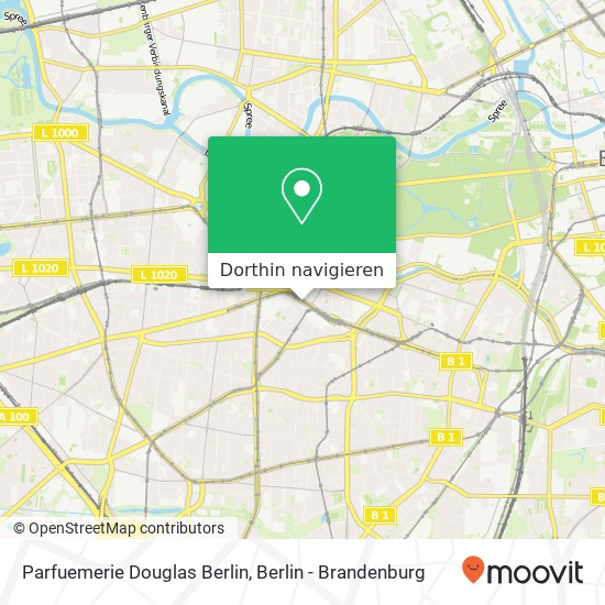 Parfuemerie Douglas Berlin, Tauentzienstraße 16 Karte