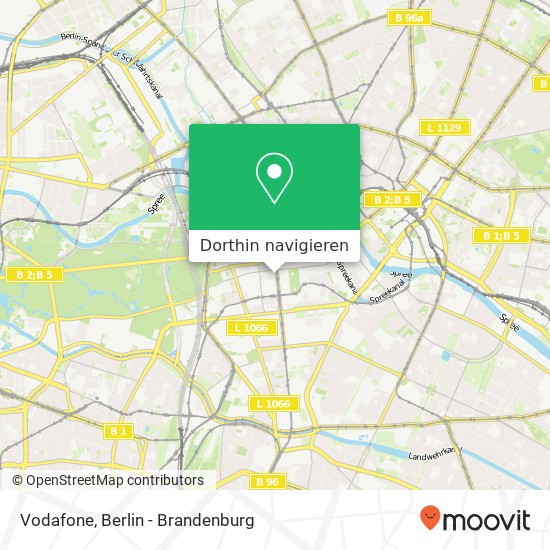 Vodafone, Friedrichstraße 172 Karte