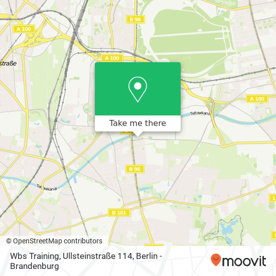 Wbs Training, Ullsteinstraße 114 Karte