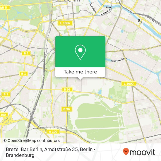 Brezel Bar Berlin, Arndtstraße 35 Karte