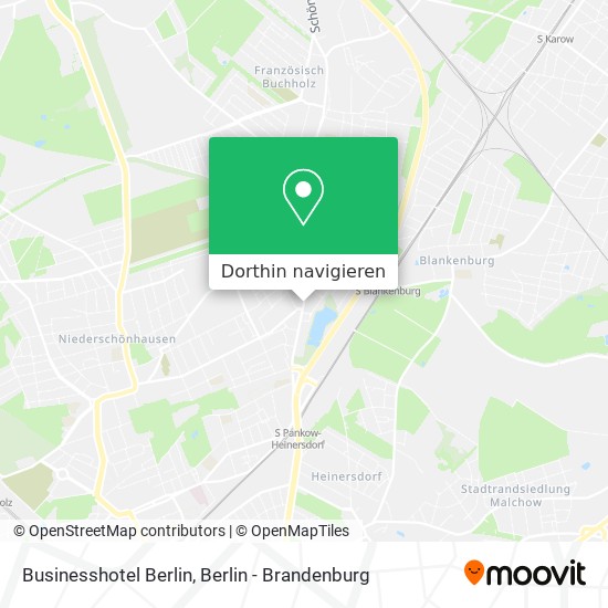 Businesshotel Berlin Karte